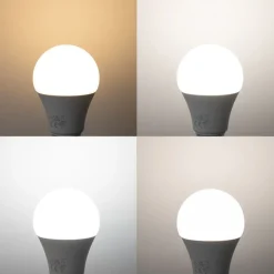 LUUMR Smarte Glühbirnen|Led Lampen*Smart E27 LED Glühbirnen A60 Matt RGBW 9W 806lm 2700-6500K