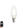 LUUMR Smarte Glühbirnen|Led Lampen*Smart E14 LED Glühbirnen C35 Klar 4,2W 470lm 2700-6500K