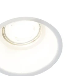 QAZQA Smarte Einbaustrahlers|Smarte Spots*Smart Einbau Spot weiß inkl. WiFi GU10 - Abt