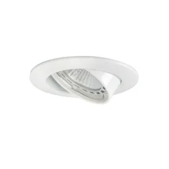 QAZQA Smarte Einbaustrahlers|Smarte Spots*Smart Einbau Spot weiß kippbar inkl. Wifi GU10 - Edu