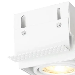 QAZQA Smarte Einbaustrahlers|Smarte Spots*Smart Einbau Spot weiß trimless inkl. Wifi GU10 - Oneon 1