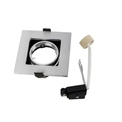 QAZQA Smarte Spots|Smarte Einbaustrahlers*Smart Einbau-Strahler Aluminium inkl. WiFi GU10 schwenkbar - Qure