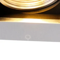 QAZQA Smarte Spots|Smarte Einbaustrahlers*Smart Einbau-Strahler Aluminium inkl. WiFi GU10 schwenkbar - Qure