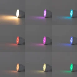 QAZQA Schlafzimmerlampen|Küchenlampen*Smart Einbaustrahler schwarz inkl. WiFi GU10 verstellbar - Qure