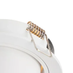 QAZQA Smarte Einbaustrahlers|Smarte Spots*Smart Einbaustrahler weiß neigbar inkl. WiFi GU10 - Installa