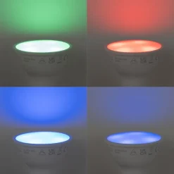 LUUMR Smarte Glühbirnen|Led Lampen*Smart GU10 50mm dimmbare LED-Glühbirne Opal RGBW 4,7W 400lm 2700-6500K