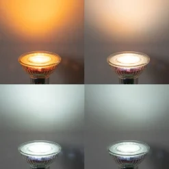 LUEDD Smarte Glühbirnen|Led Lampen*Smart GU10 50mm LED-Glühbirne Klar 4,8W 400 lm 1800-6500K