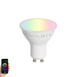 LUEDD Led Lampen|Smarte Glühbirnen*Smart GU10 50mm LED-Glühbirne Klar 4,7W 400 lm 2200-4000K