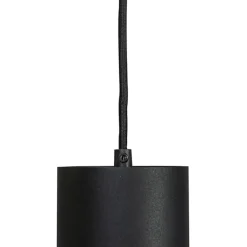 QAZQA Smarte Pendelleuchten|Pendelleuchten*Smart Hängelampe schwarz inkl. WiFi GU10 - Tubo