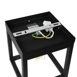 QAZQA Smarte Deckenleuchten|Deckenleuchten*Smart Industrie Deckenleuchte schwarz inkl. WiFi A60 - Käfig 1