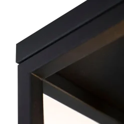 QAZQA Smarte Deckenleuchten|Deckenleuchten*Smart Industrie Deckenleuchte schwarz inkl. WiFi A60 - Käfig 1