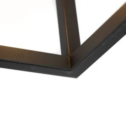 QAZQA Smarte Deckenleuchten|Deckenleuchten*Smart Industrie Deckenleuchte schwarz inkl. WiFi A60 - Käfig 1