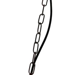 QAZQA Smarte Pendelleuchten|Led-Kronleuchter*Smart Kronleuchter Rostbraun 8 Lichter inkl. Wifi B35 - Giuseppe