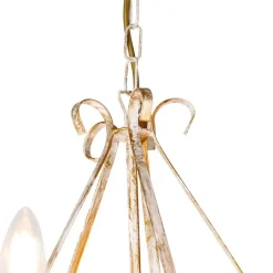 QAZQA Smarte Pendelleuchten|Led-Kronleuchter*Smart Kronleuchter weiß 5 Lichter inkl. Wifi B35 - Giuseppe