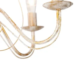 QAZQA Smarte Pendelleuchten|Led-Kronleuchter*Smart Kronleuchter weiß 5 Lichter inkl. Wifi B35 - Giuseppe