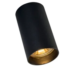 QAZQA Smarte Spots|Smarte Deckenleuchten*Smart moderner Spot schwarz inkl. WiFi GU10 - Tuba 1