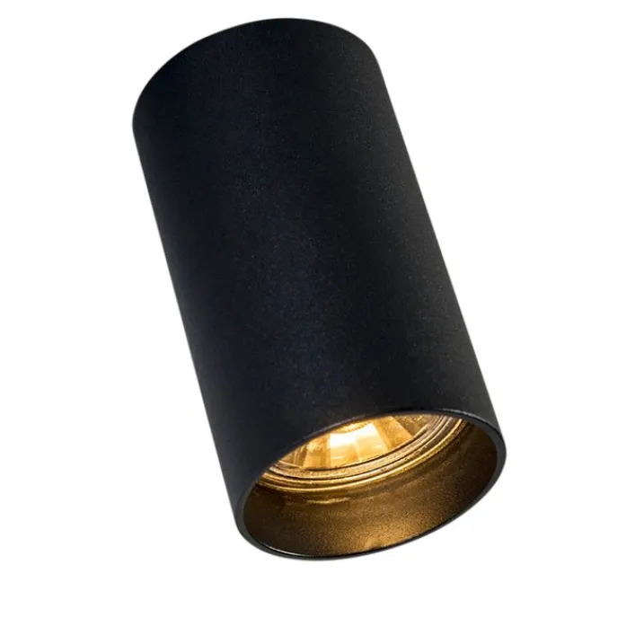 QAZQA Smarte Spots|Smarte Deckenleuchten*Smart moderner Spot schwarz inkl. WiFi GU10 - Tuba 1