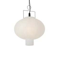 QAZQA Gartenbeleuchtung|Pendelleuchten Außen*Smart Outdoor Hängelampe Weiß 35cm inkl. Wifi A60 - Pion