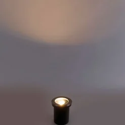 QAZQA Gartenbeleuchtung|Bodenstrahler Außen*Smart Outdoor Spot Spot Edelstahl inkl. WiFi GU10 IP65 - Delux