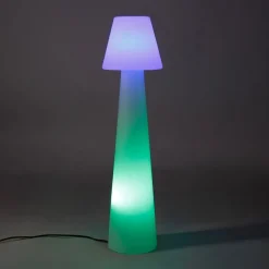 QAZQA Gartenbeleuchtung|Smarte Außenbeleuchtung*Smart Outdoor Stehleuchte weiß inkl. LED A60 IP44 - Katrijn