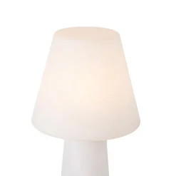 QAZQA Gartenbeleuchtung|Smarte Außenbeleuchtung*Smart Outdoor Stehleuchte weiß inkl. LED A60 IP44 - Katrijn