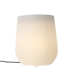 QAZQA Gartenbeleuchtung|Smarte Außenbeleuchtung*Smart Outdoor Stehleuchte Blumentopf weiß IP44 inkl. Wifi A60 - Flowerpot