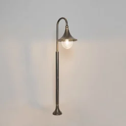 QAZQA Smarte Außenbeleuchtung|Laternen Außen*Smart Outdoor-Laterne Antikgold 125 cm IP44 inkl. WiFi A60 - Daphne