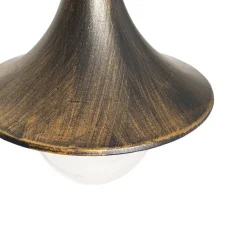 QAZQA Smarte Außenbeleuchtung|Laternen Außen*Smart Outdoor-Laterne Antikgold 125 cm IP44 inkl. WiFi A60 - Daphne