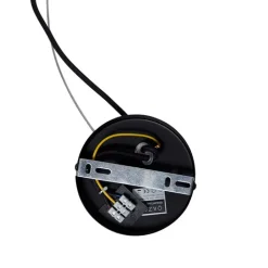 QAZQA Smarte Pendelleuchten|Pendelleuchten*Smart Pendelleuchte schwarz mit Bernsteinglas inkl. 8 WiFi G9 - Uvas