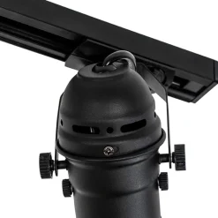 QAZQA Smarte Spots|Deckenstrahler*Smart Rail System Schwarz 3 Lichter inkl. Wifi GU10 - Movie