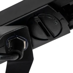 QAZQA Smarte Spots|Deckenstrahler*Smart Rail System Schwarz 3 Lichter inkl. Wifi GU10 - Movie