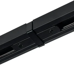 QAZQA Smarte Spots|Deckenstrahler*Smart Rail System Schwarz 5 Lichter inkl. Wifi GU10 - Movie