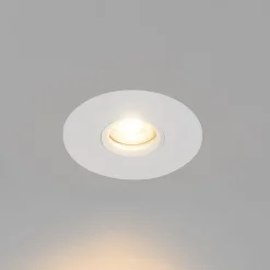 QAZQA Einbaustrahler|Wohnzimmerlampen*Smart Recessed Spotlight White Incl. Wifi GU10 50mm - Buco