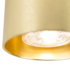 QAZQA Smarte Spots|Smarte Deckenleuchten*Smart Spot gold inkl. WiFi GU10 - Tubo