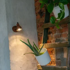 QAZQA Smarte Spots|Smarte Deckenleuchten*Smart Spot rostbraun inkl. WiFi GU10 - Sorra