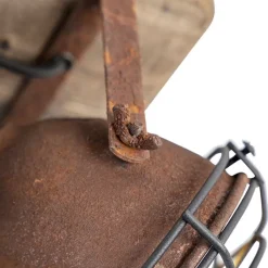 QAZQA Schlafzimmerlampen|Küchenlampen*Smart Spot Rostbraun mit Holz inkl. 4 WiFi GU10 - Gina