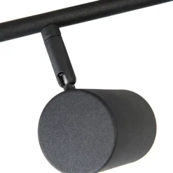 QAZQA Smarte Spots|Smarte Deckenleuchten*Smart Spot schwarz kippbar inkl. 2 WiFi GU10 - Jeana 2