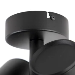 QAZQA Deckenstrahler|Aufbaustrahler*Smart Spot Schwarz 2-Licht inkl. Wifi GU10 - Scopio Honey