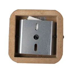 QAZQA Schlafzimmerlampen|Küchenlampen*Smart Spot Stahl mit Holz inkl. WiFi GU10 verstellbar - Emado