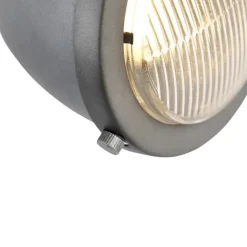 QAZQA Schlafzimmerlampen|Küchenlampen*Smart Spot Stahl mit Holz inkl. WiFi GU10 verstellbar - Emado