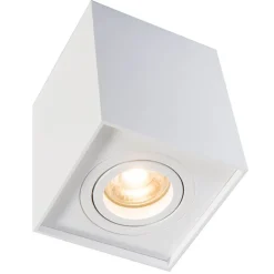 QAZQA Smarte Spots|Smarte Deckenleuchten*Smart Spot weiß inkl. WiFi GU10 verstellbar - Quadro 1 Up