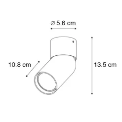 QAZQA Smarte Spots|Smarte Deckenleuchten*Smart Spot weiß verstellbar inkl. WiFi GU10 - Falo