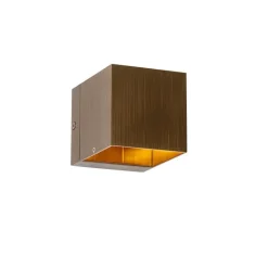 QAZQA Smarte Wandleuchten|Wandleuchten*Smart Wandleuchte Dunkelbronze 8 cm inkl. Wifi G9 - Transfer