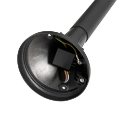 QAZQA Smarte Außenbeleuchtung|Laternen Außen*Smart-Außenlaterne schwarz 125 cm IP44 inkl. Wifi A60 - Daphne