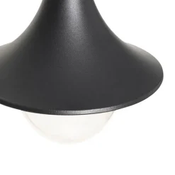 QAZQA Smarte Außenbeleuchtung|Laternen Außen*Smart-Außenlaterne schwarz 125 cm IP44 inkl. Wifi A60 - Daphne