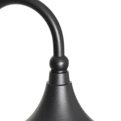 QAZQA Smarte Außenbeleuchtung|Laternen Außen*Smart-Außenlaterne schwarz 125 cm IP44 inkl. Wifi A60 - Daphne