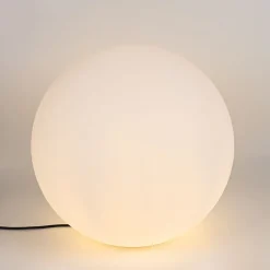 QAZQA Gartenbeleuchtung|Smarte Außenbeleuchtung*Smart-Außenleuchte weiß 56 cm inkl. Wifi A60 IP65 - Nura