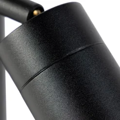 QAZQA Smarte Außenbeleuchtung|Stehlampen Außen*Smarte Außenlampe schwarz 45 cm verstellbar inkl. Wifi GU10 - Solo