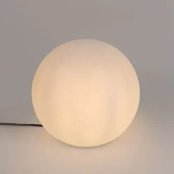 QAZQA Gartenbeleuchtung|Smarte Außenbeleuchtung*Smarte Außenleuchte weiß 35 cm IP65 inkl. LED - Nura