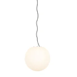 QAZQA Gartenbeleuchtung|Smarte Außenbeleuchtung*Smarte Außenleuchte weiß 45 cm IP65 inkl. LED - Nura